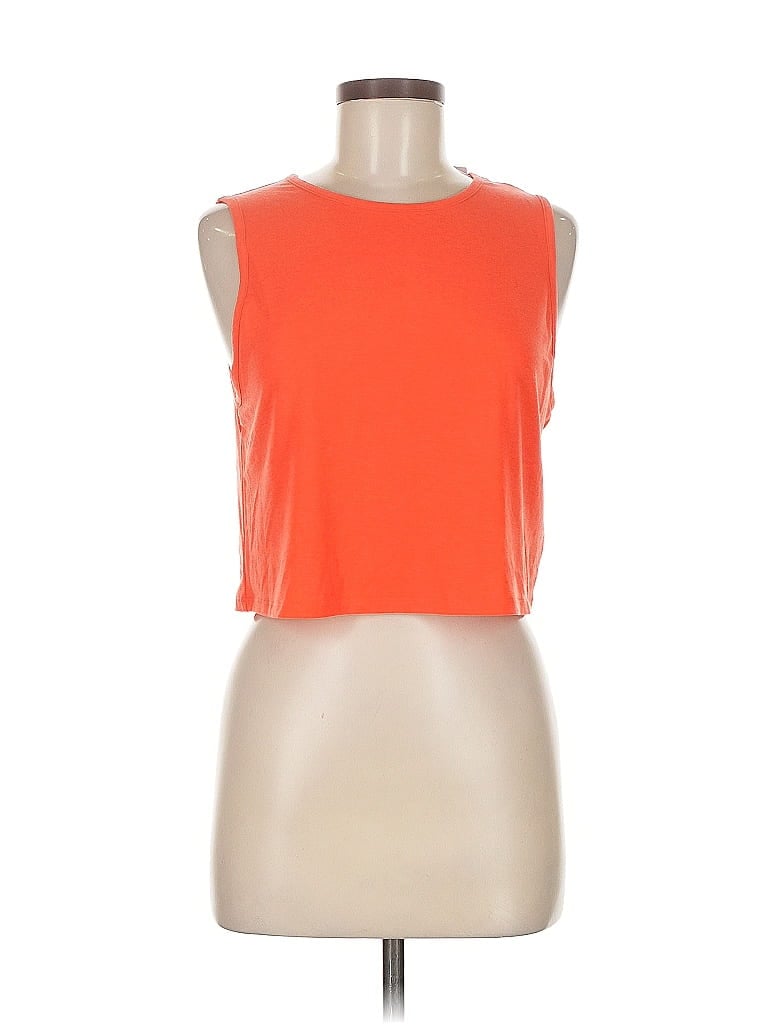 Pre-owned Gap Fit Sleeveless T-shirt In Orange