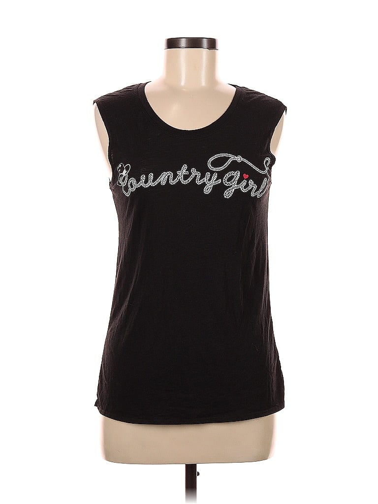Pre-owned Chaser Sleeveless T-shirt In Black