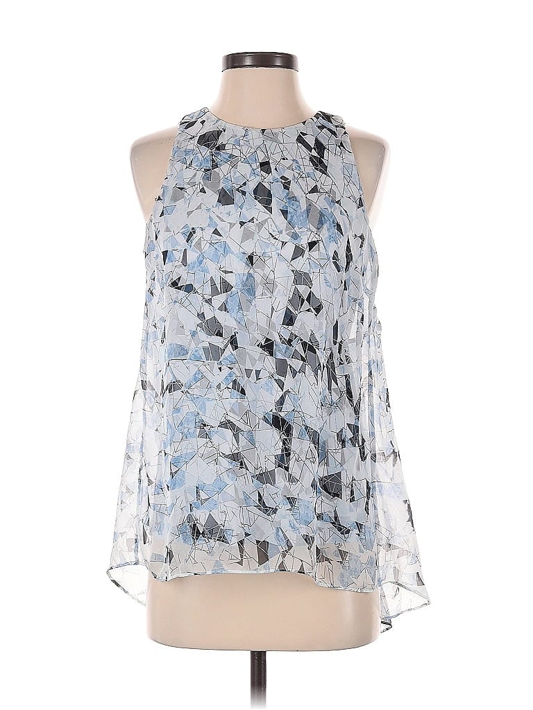 Pre-owned Vince Camuto Sleeveless Blouse In Silver