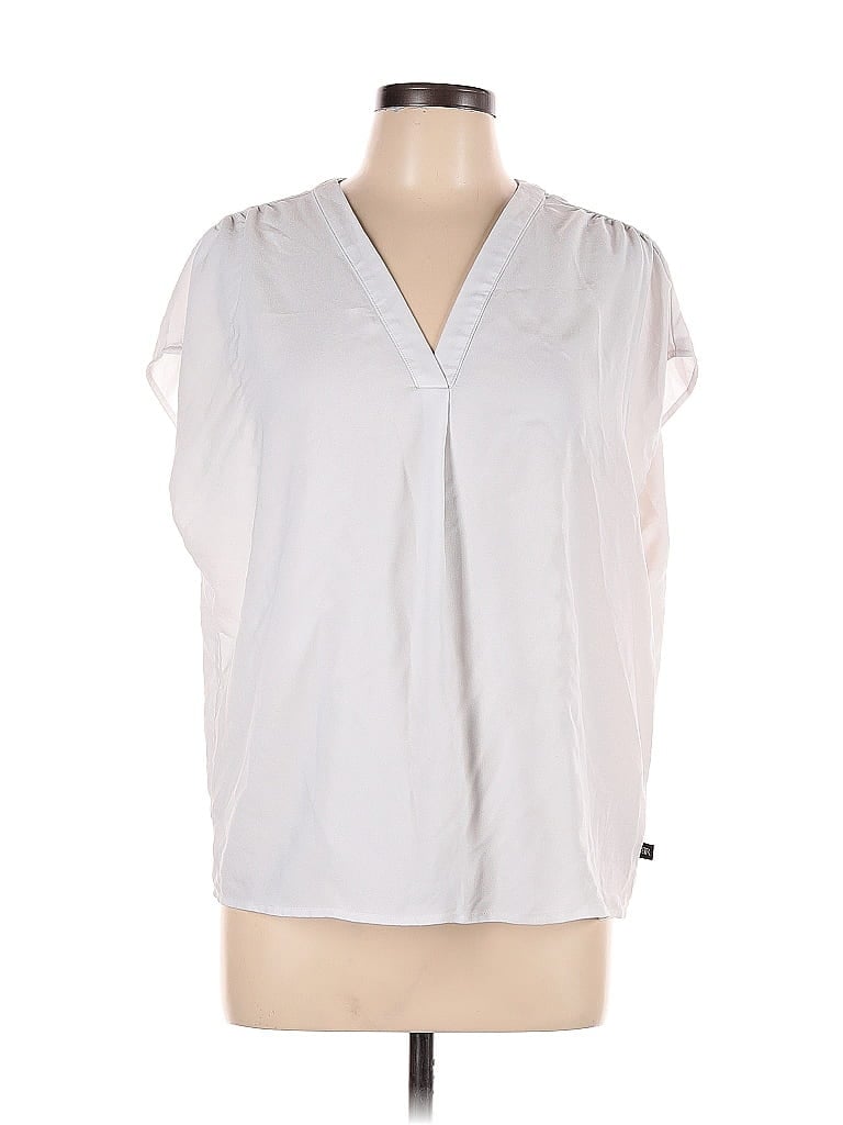 BANANA REPUBLIC Pre-owned Short Sleeve Blouse In White