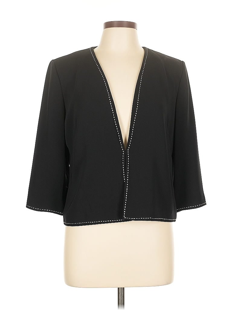 Pre-owned Talbots Cardigan Sweater In Black