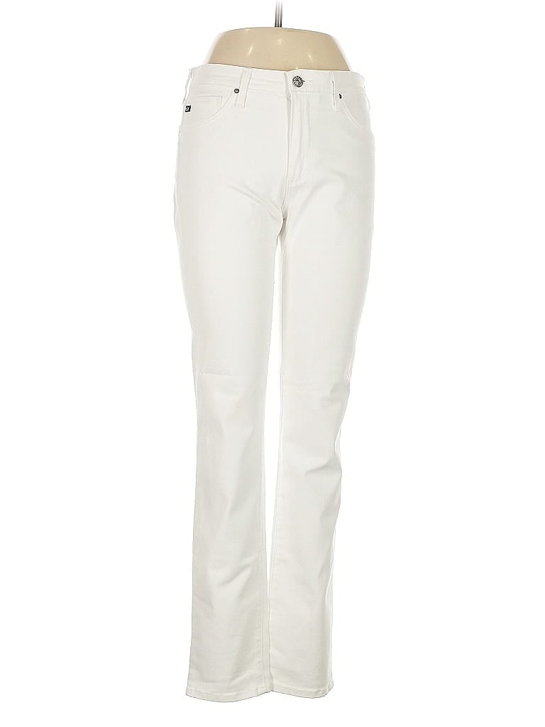 Pre-owned Adriano Goldschmied Jeans In White