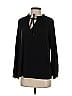 MICHAEL Michael Kors Black Long Sleeve Blouse Size S - photo 1
