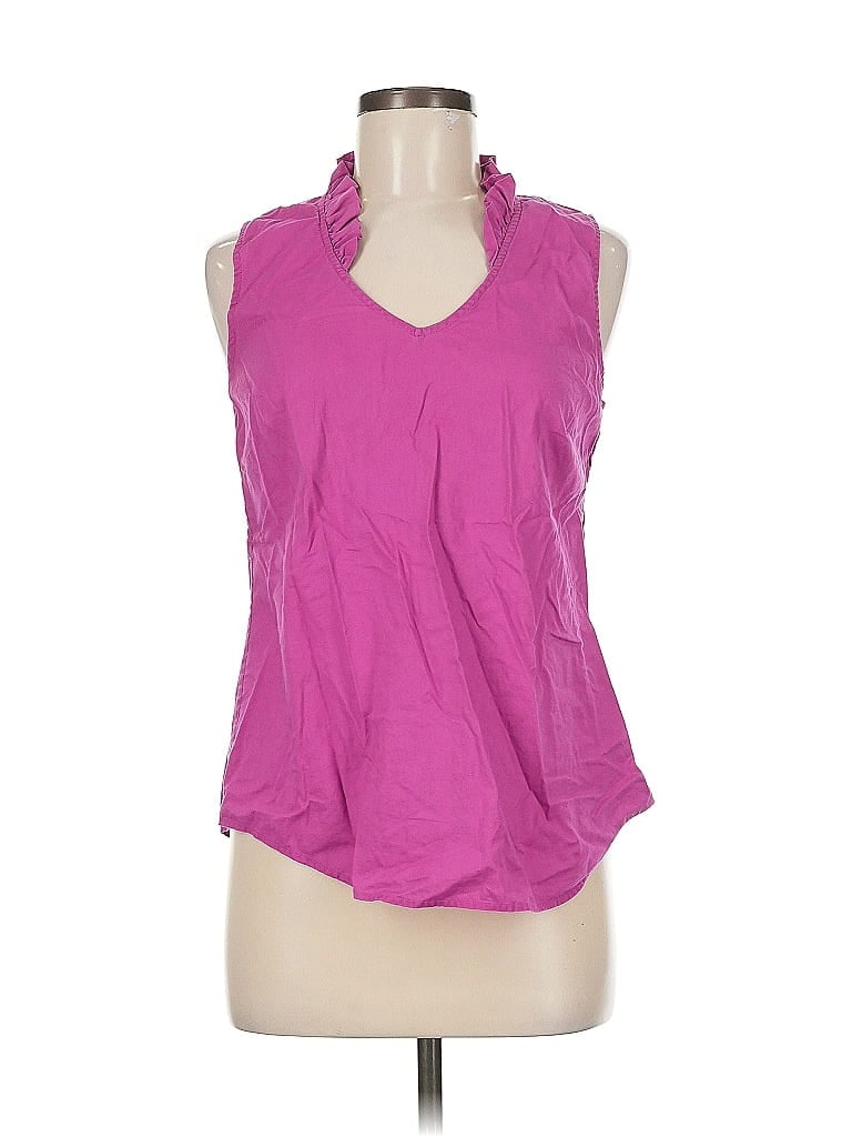 Pre-owned J.crew Factory Store Sleeveless Blouse In Pink