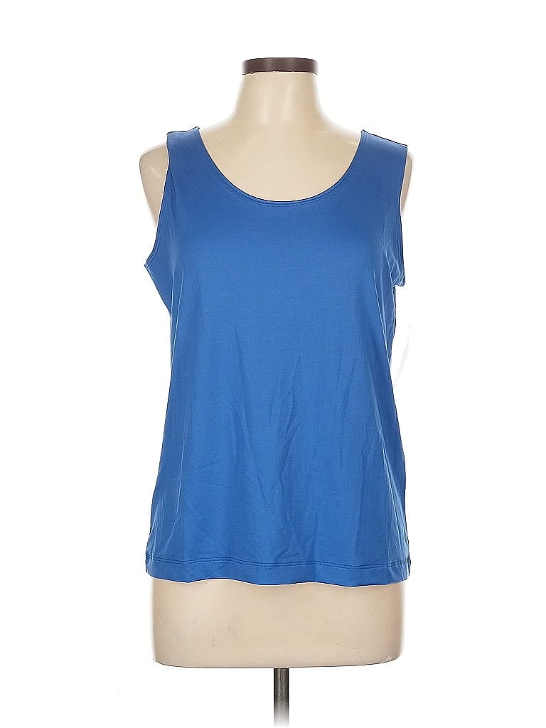 Pre-owned Chico's Sleeveless T-shirt In Blue