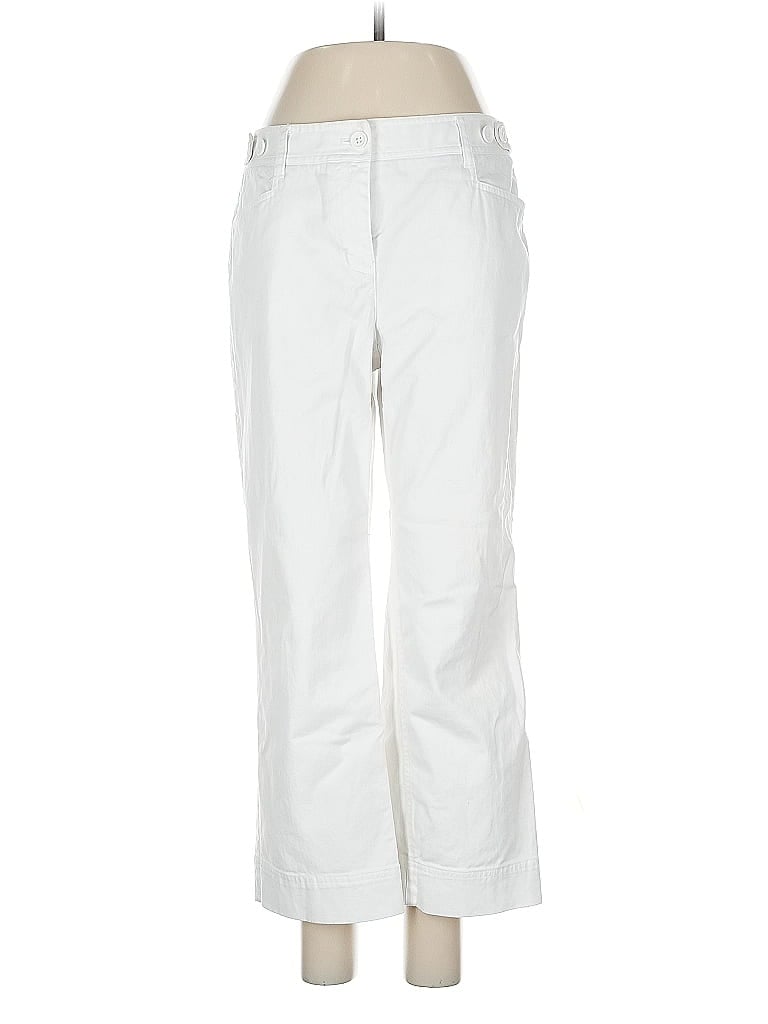 Pre-owned Jones New York Sport Casual Pants In White