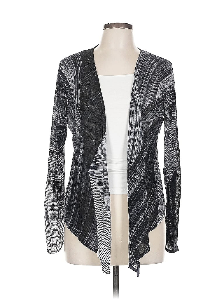 Pre-owned Nic + Zoe Cardigan Sweater In Gray