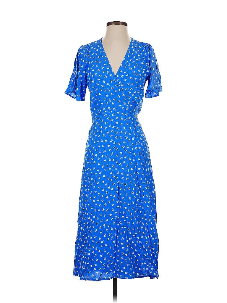 Pre-owned Lulus Casual Dress In Blue