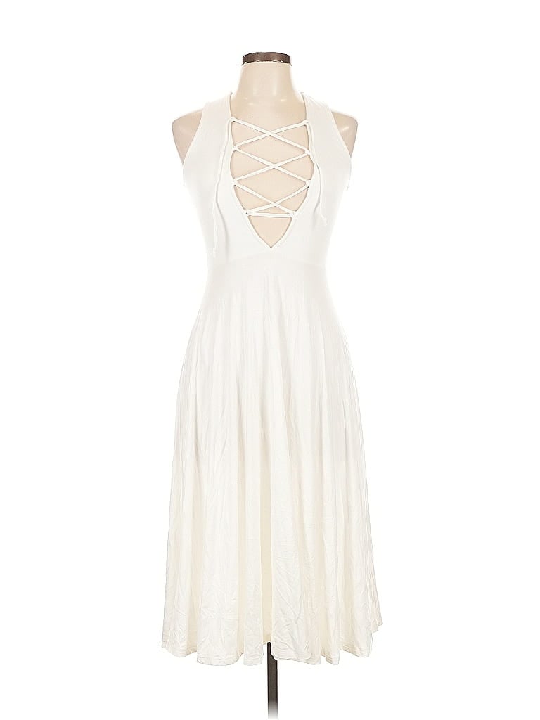 Pre-owned Rachel Pally Cocktail Dress In White