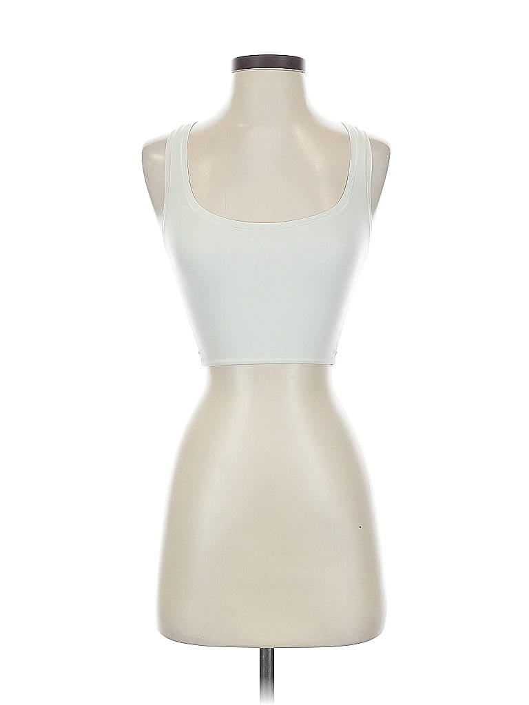Click to view more detailed imagery on our partner's website Pre-owned Lululemon Athletica Tank Top Ivory Strapless Neckline Tops In White