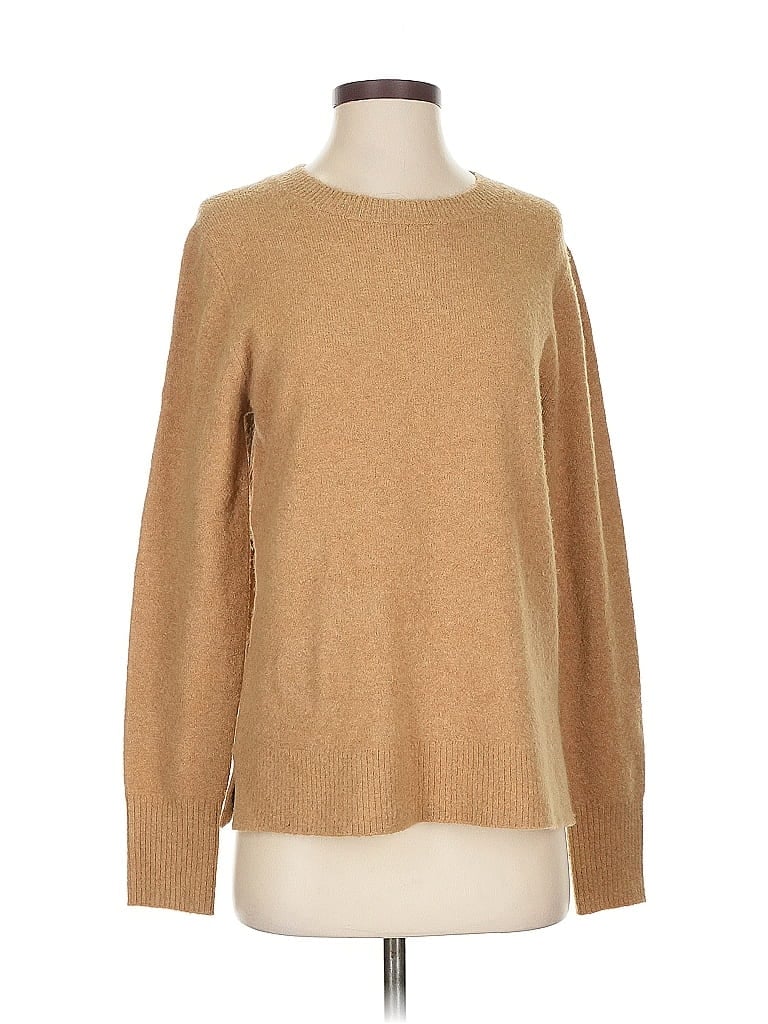 Pre-owned J.crew Factory Store Pullover Sweater In Brown