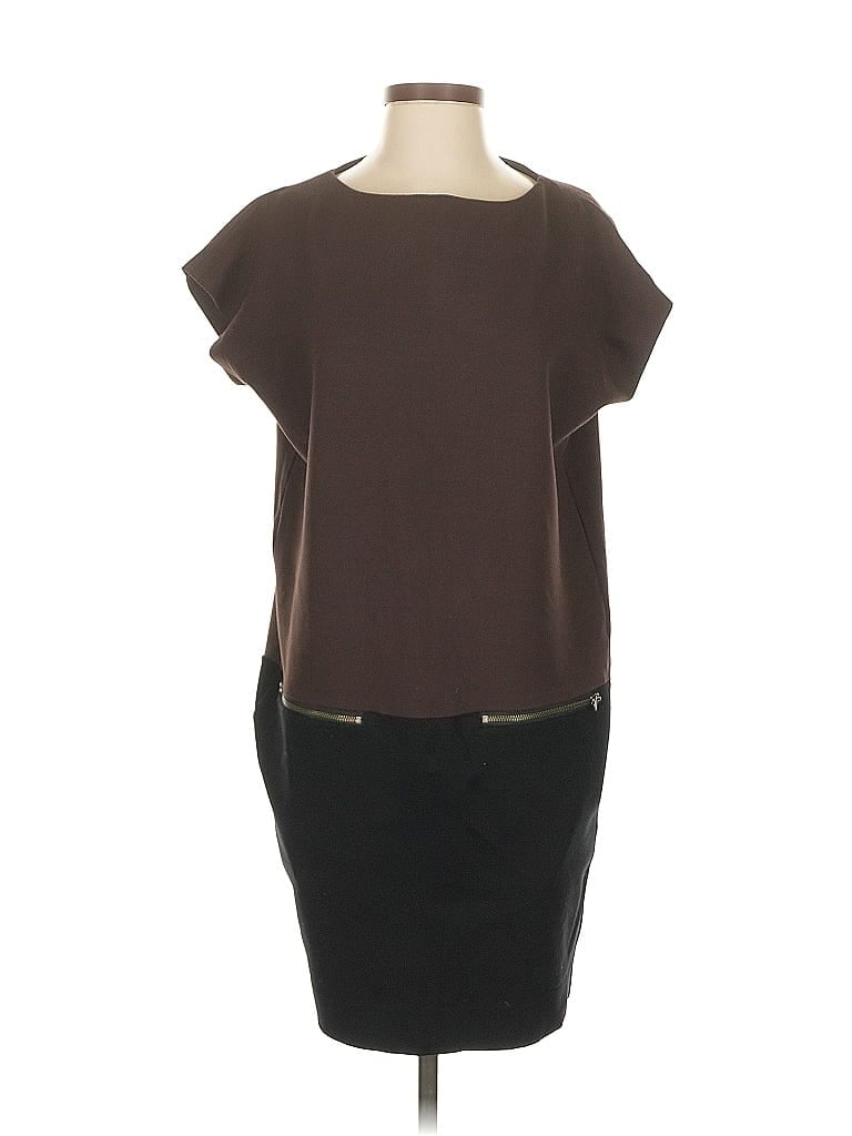 Pre-owned Joe Fresh Casual Dress In Brown