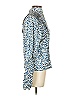 Hunter Bell Animal Print Blue Long Sleeve Blouse Size XS - photo 4
