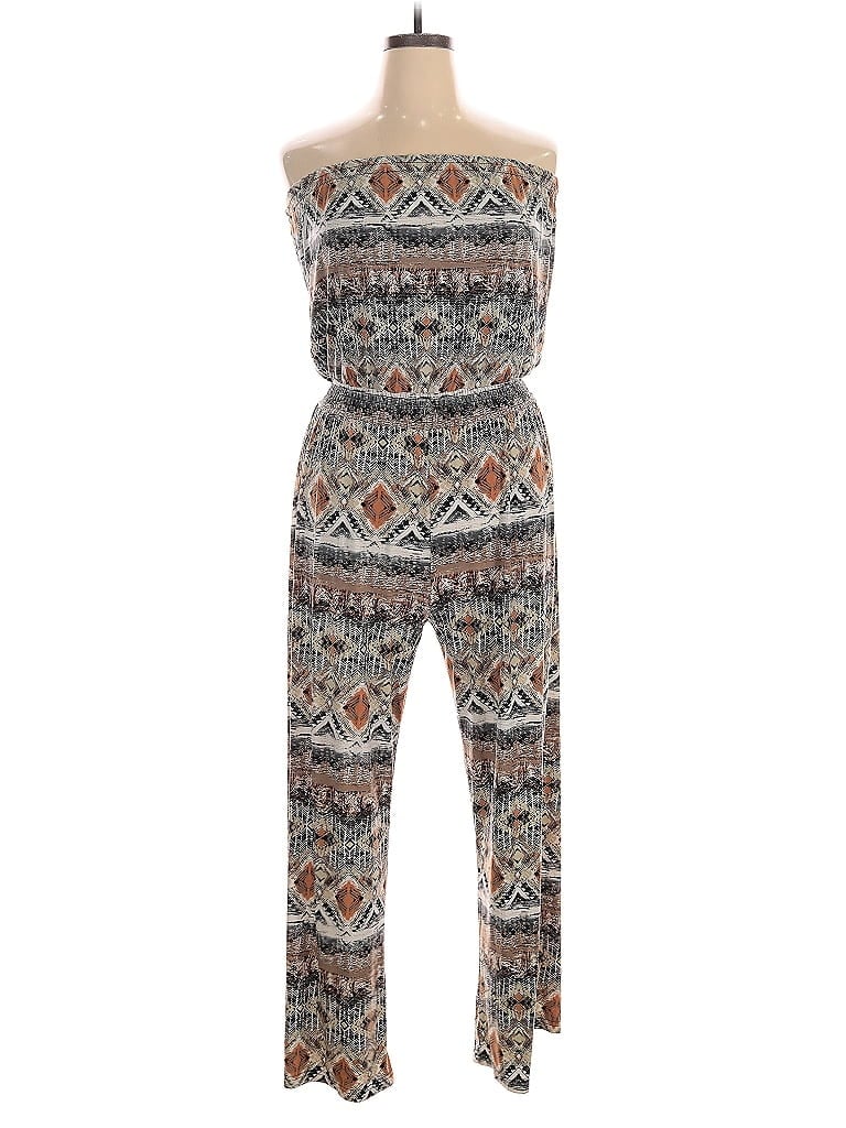 Pre-owned Mlle Gabrielle Jumpsuit In Gray
