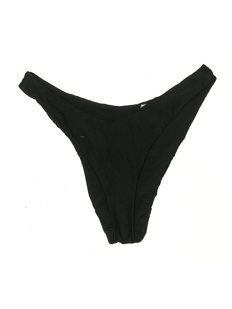 Pre-owned Aerie Swimsuit Bottoms In Black
