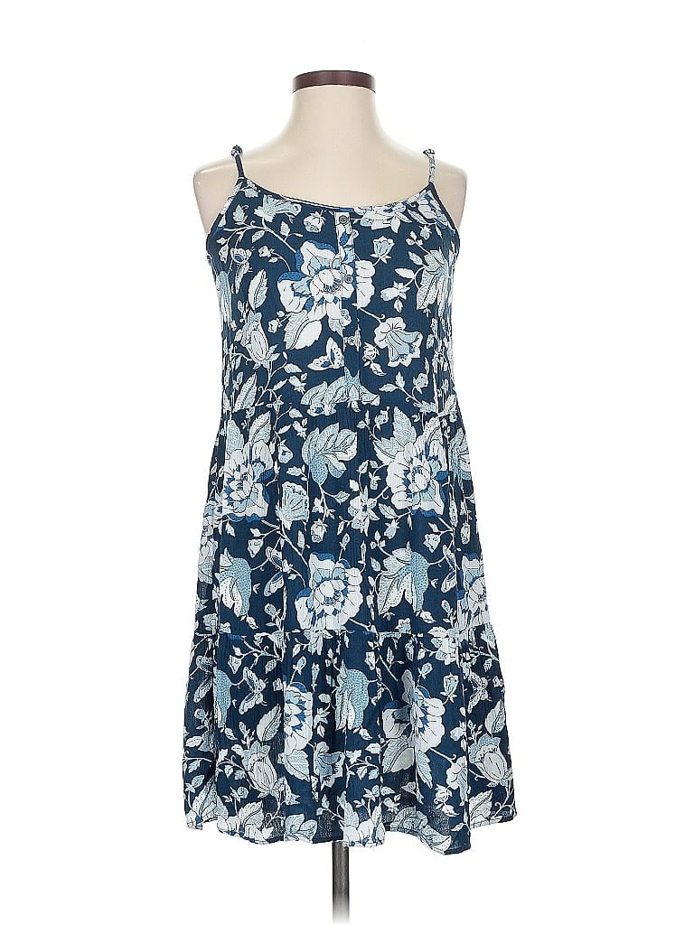 Pre-owned Ann Taylor Loft Outlet Casual Dress In Blue