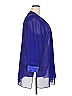 Patra 100% Polyester Blue 3/4 Sleeve Blouse Size 24 - photo 4