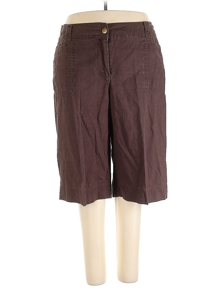 Click to view more detailed imagery on our partner's website Pre-owned Basic Editions Casual Pants In Brown