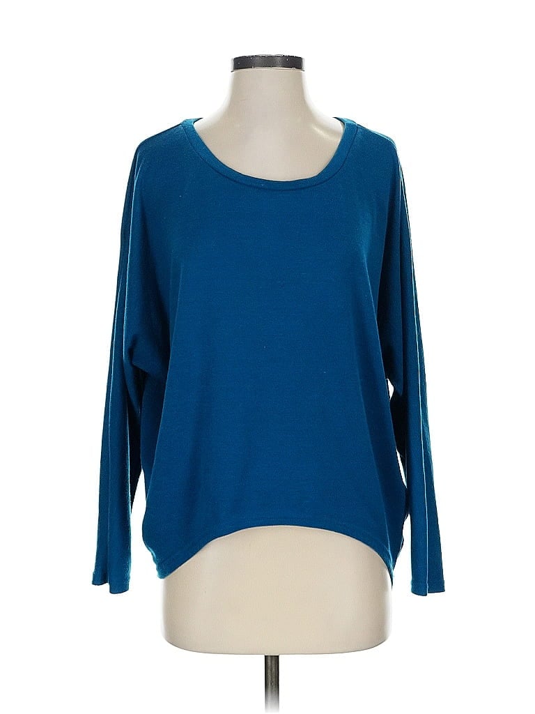 Pre-owned Zanzea Collection Pullover Sweater In Blue