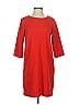 Gap Solid Red Casual Dress Size 4 - photo 1