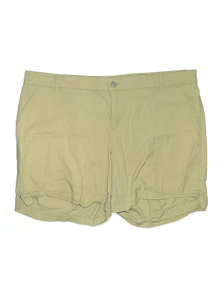 LANE BRYANT Pre-owned Khaki Shorts In Brown