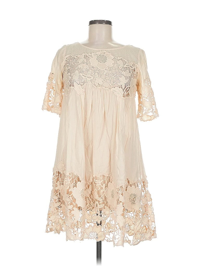 Pre-owned Holding Horses Cocktail Dress In White