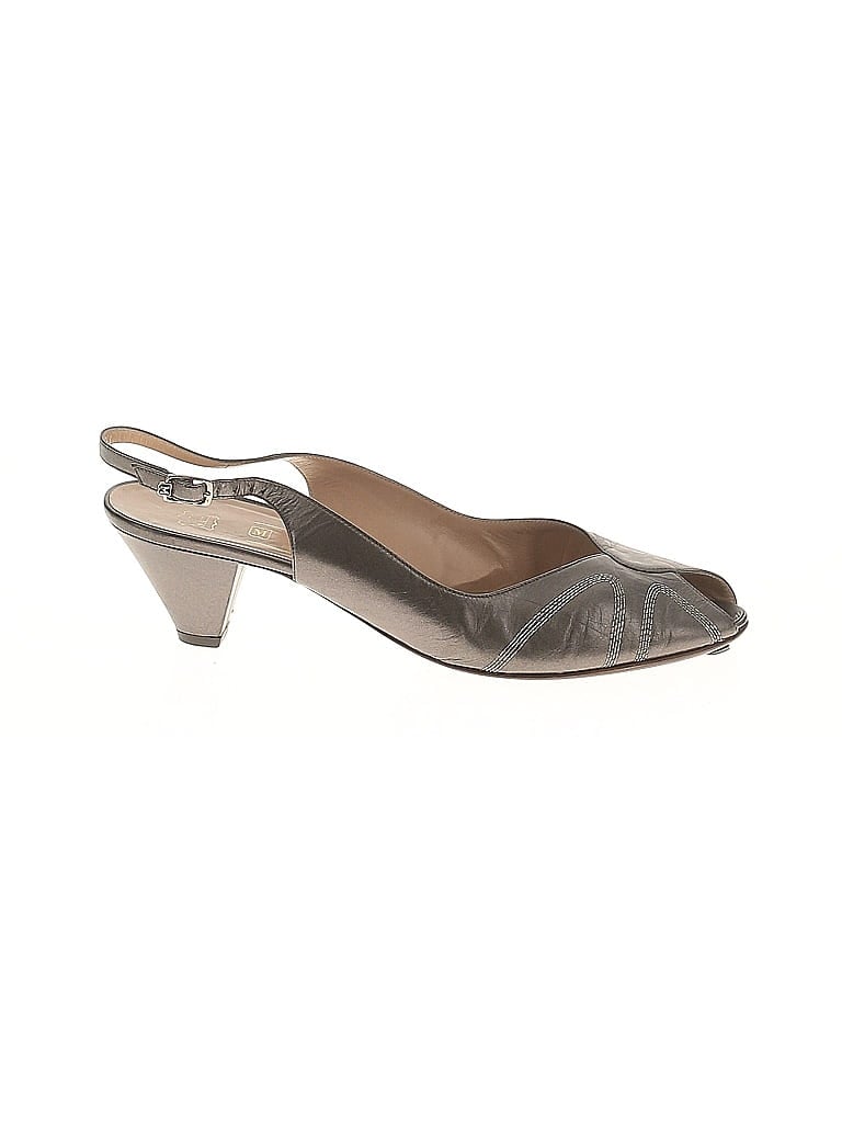 Pre-owned Bruno Magli Heels In Gray