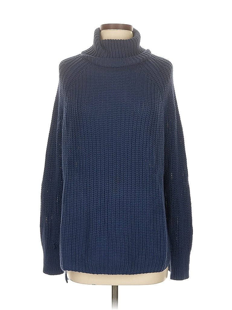 Click to view more detailed imagery on our partner's website Pre-owned 525 America Turtleneck Sweater In Blue