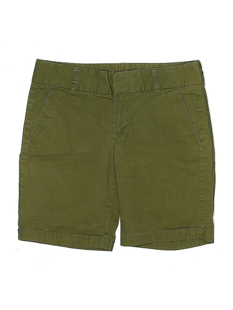 Pre-owned J.crew Factory Store Khaki Shorts In Green