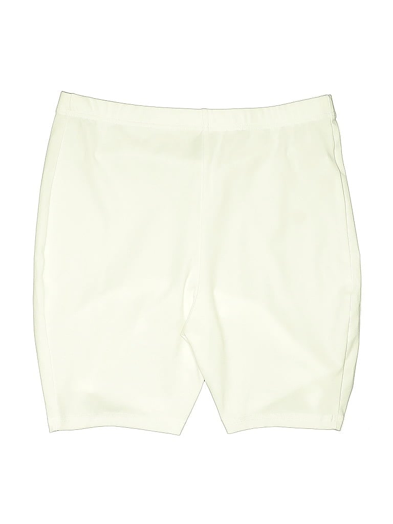 Pre-owned Shein Curve Athletic Shorts In White