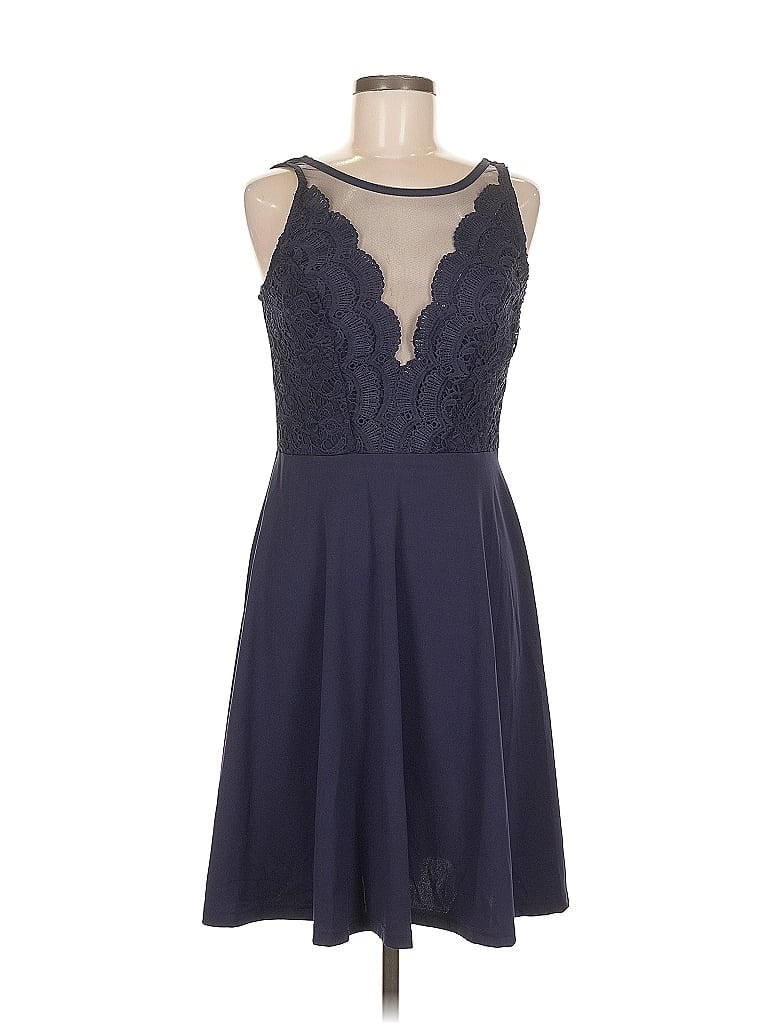 Pre-owned Grace Karin Cocktail Dress In Blue