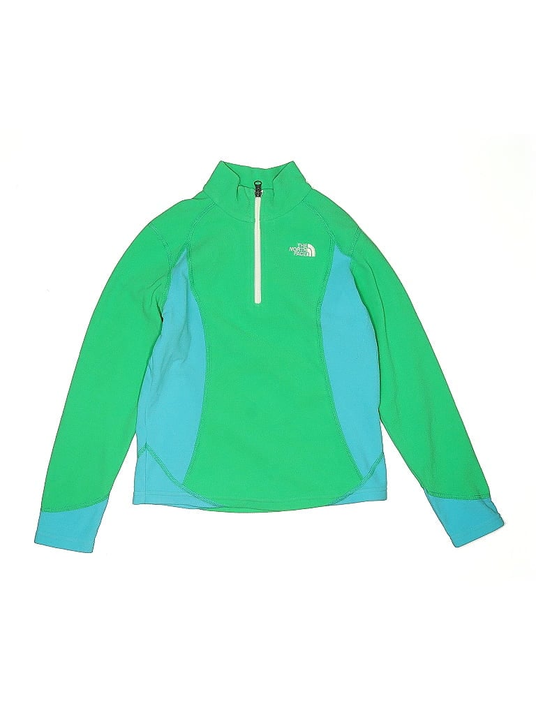 Pre-owned The North Face Kids' Pullover Sweater In Green
