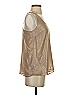 Joie Metallic Tan Sleeveless Blouse Size XS - photo 4