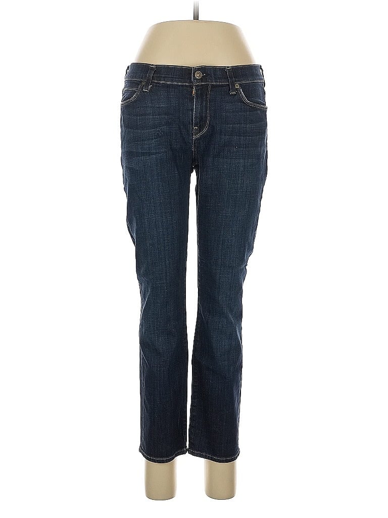 Pre-owned 7 For All Mankind Jeans In Blue