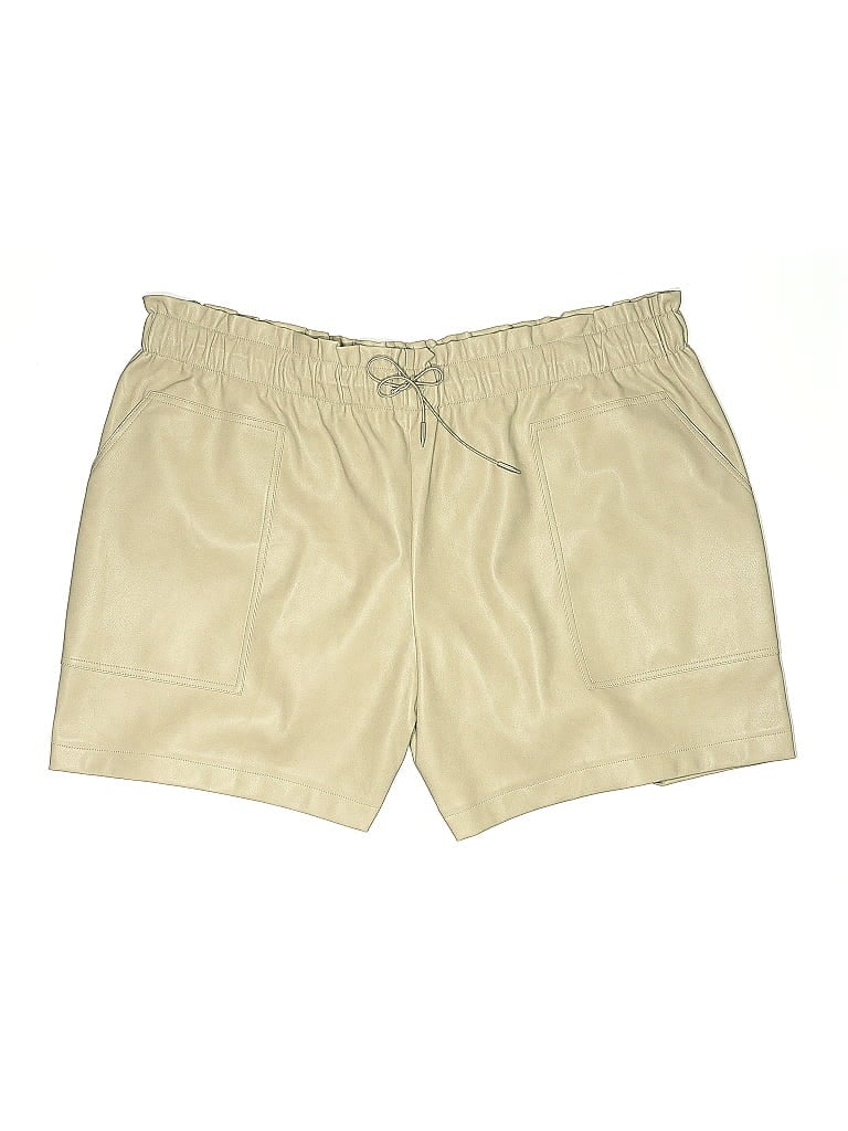 Click to view more detailed imagery on our partner's website Pre-owned Avec Les Filles Khaki Shorts In Brown