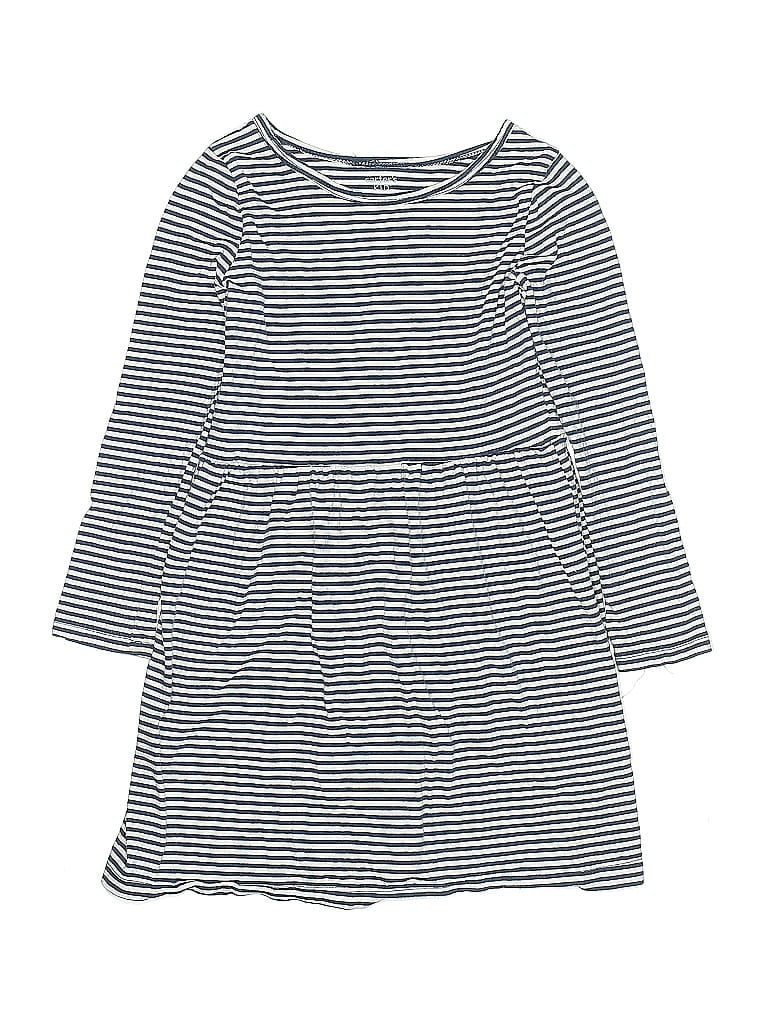 Pre-owned Carter's Kids' Dress In Blue