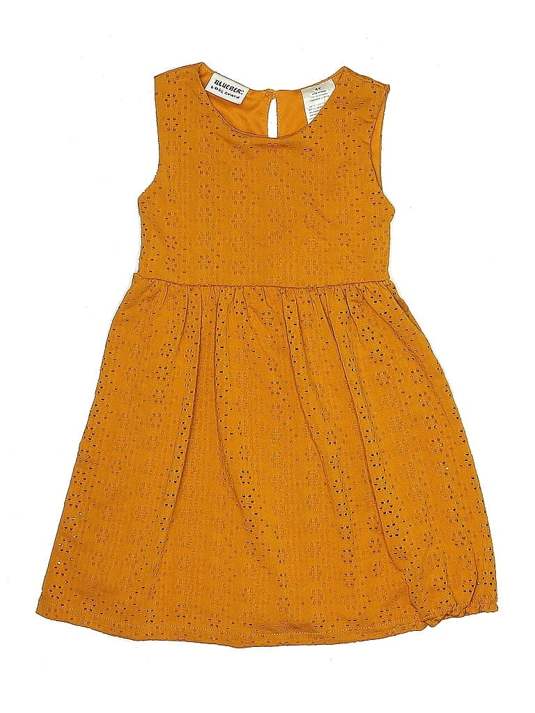 Click to view more detailed imagery on our partner's website Pre-owned Blueberi Boulevard Kids' Dress In Yellow