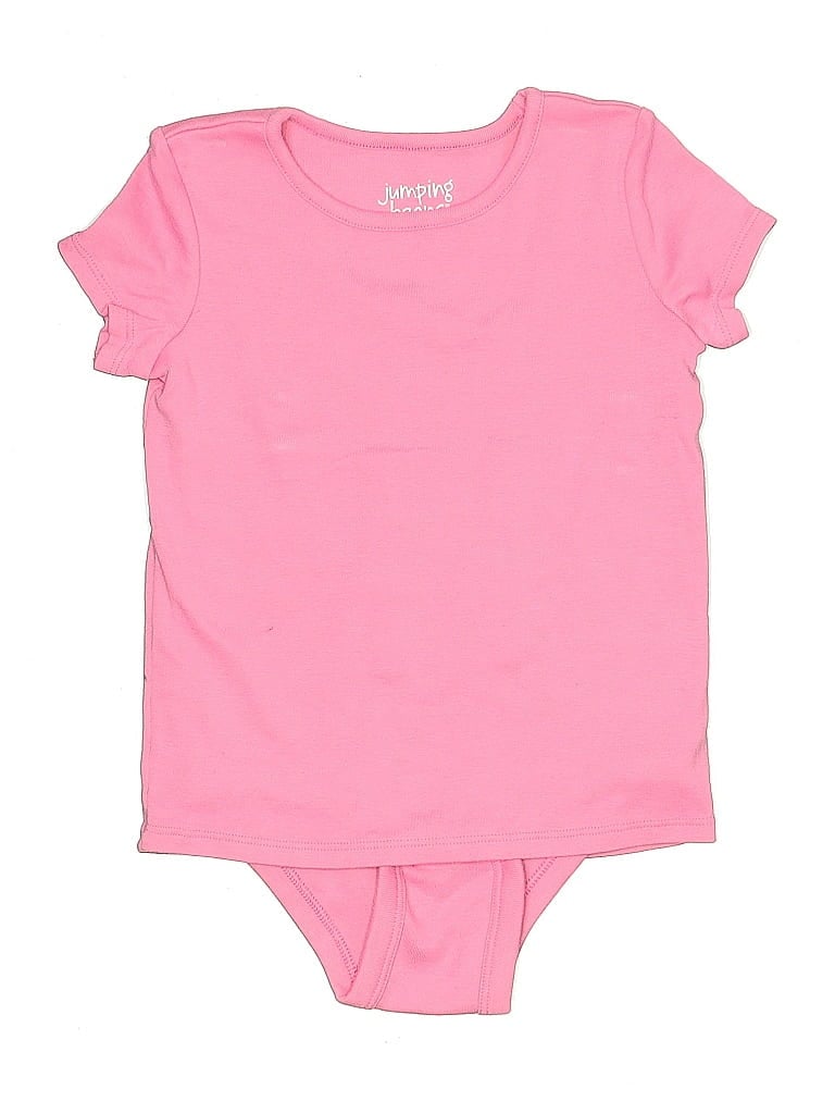 Click to view more detailed imagery on our partner's website Pre-owned Jumping Beans Kids' Short Sleeve Onesie In Pink