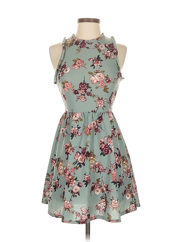 Pre-owned Rewind Casual Dress In Blue