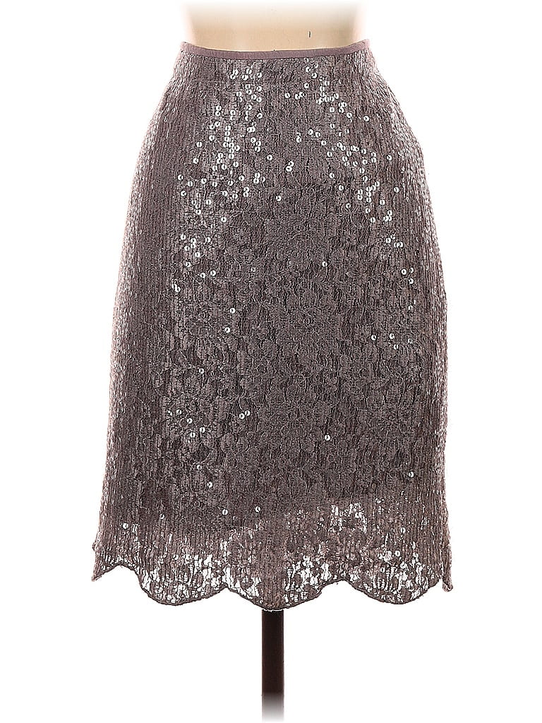 Pre-owned Baraschi Formal Skirt In Gray
