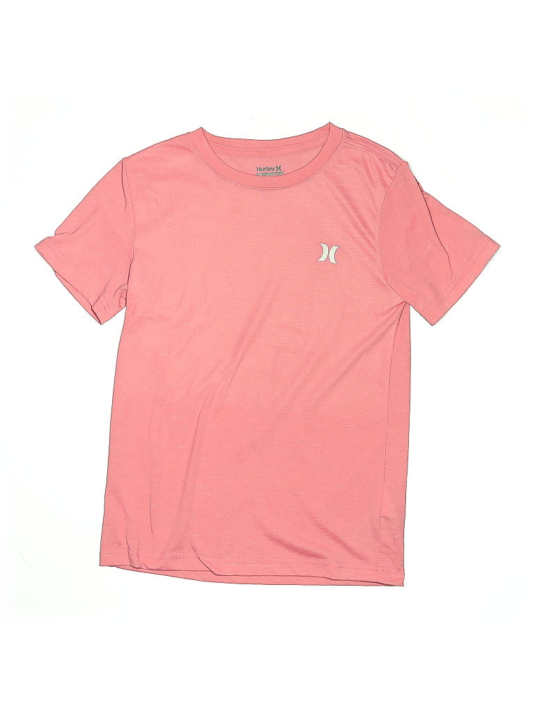 Pre-owned Hurley Kids'  Short Sleeve T-shirt In Pink