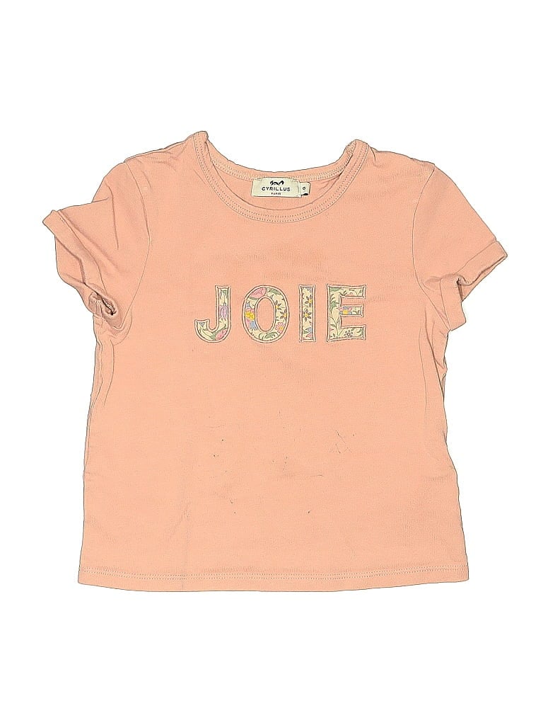 Pre-owned Cyrillus Kids' Short Sleeve T-shirt In Pink