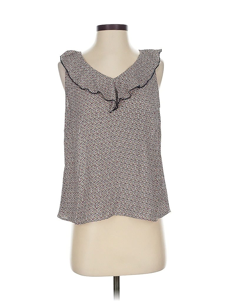CABI Pre-owned Sleeveless Blouse In Gray