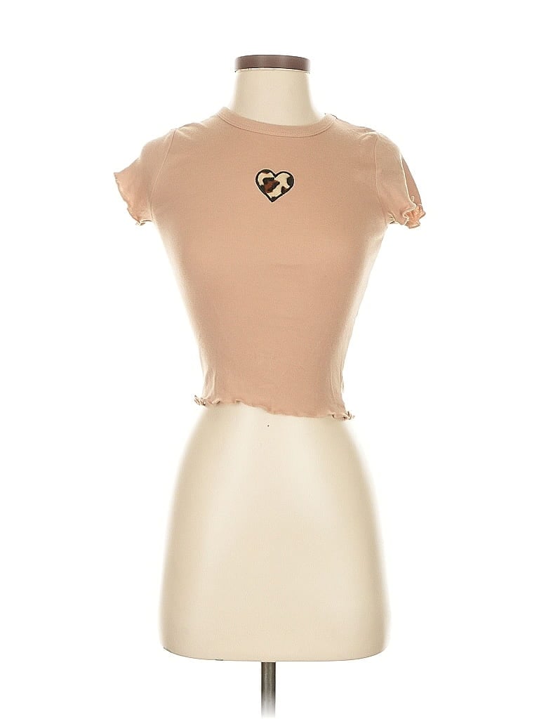 Pre-owned Rue21 Short Sleeve T-shirt In Brown