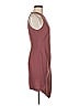 AQ/AQ 100% Polyester Solid Burgundy Cocktail Dress Size 6 - photo 4