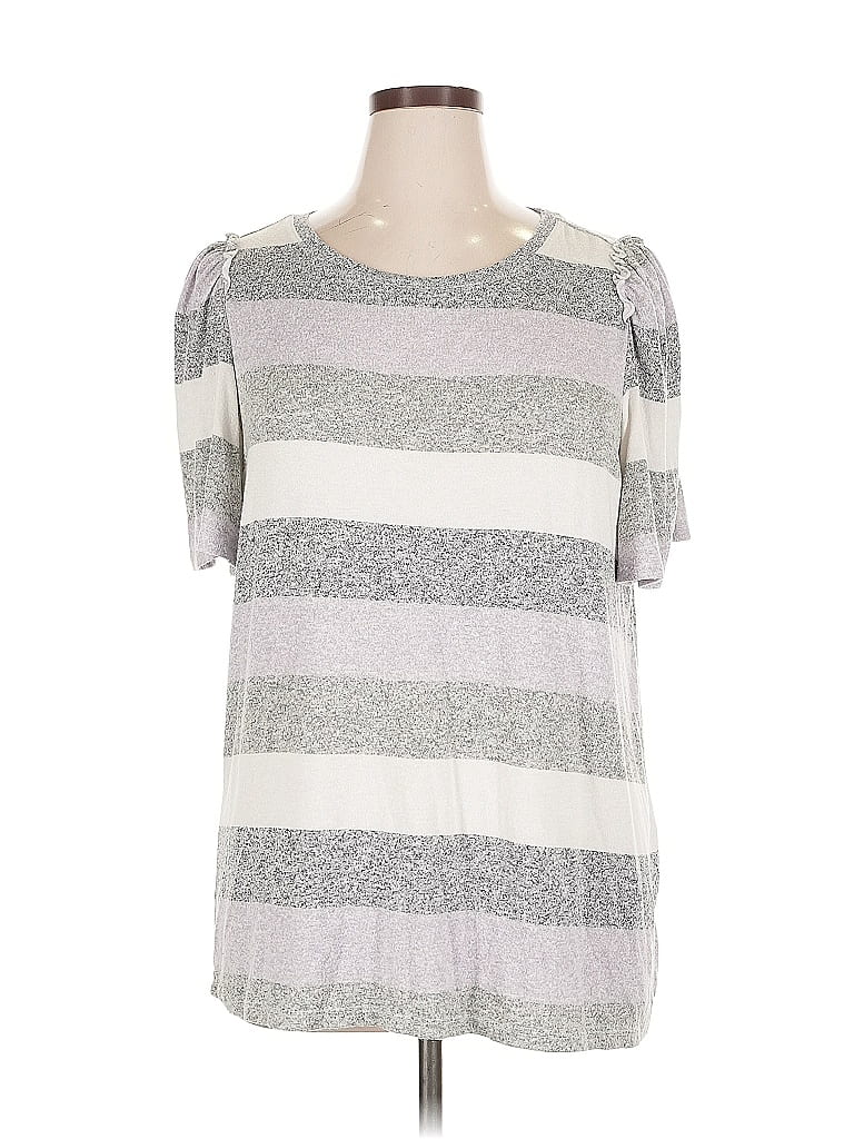 LANE BRYANT Pre-owned Cardigan Sweater In Silver