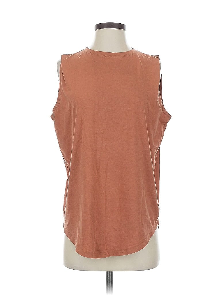 LULULEMON ATHLETICA Pre-owned Sleeveless T-shirt In Orange