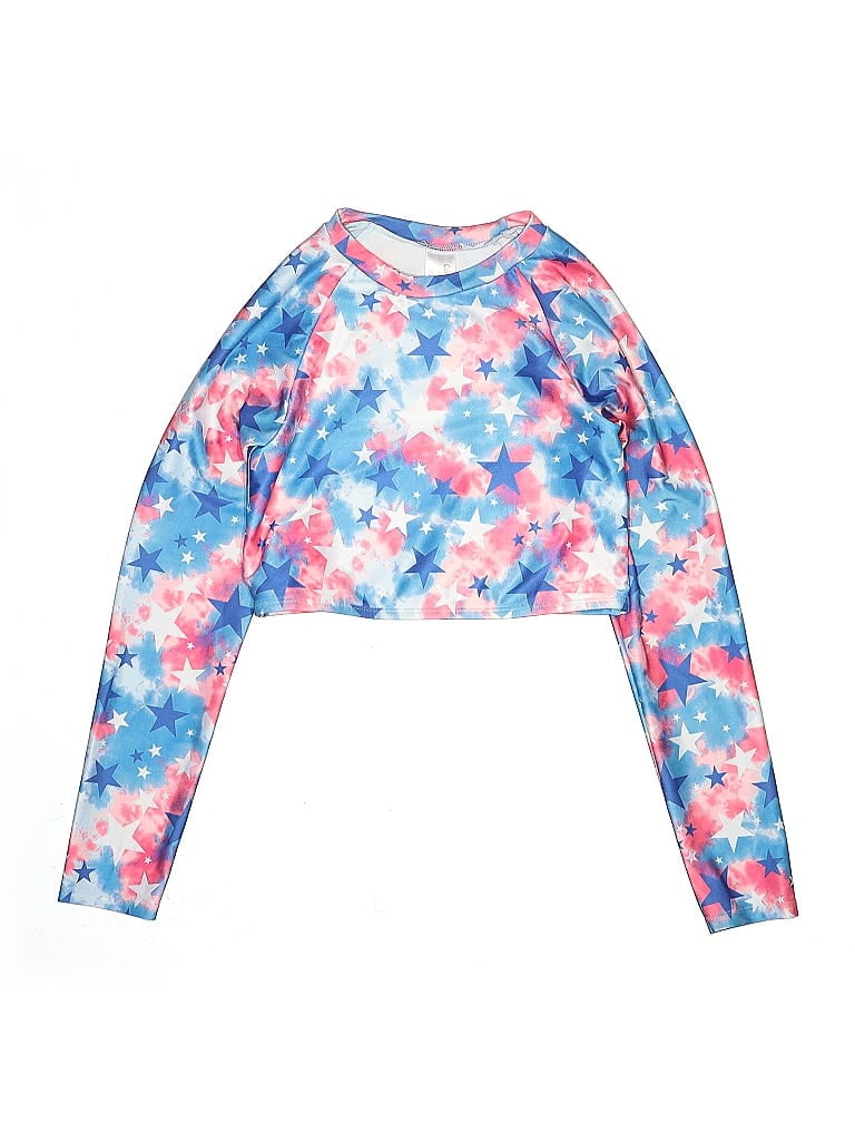 Pre-owned Cat & Jack Kids' Long Sleeve T-shirt In Blue