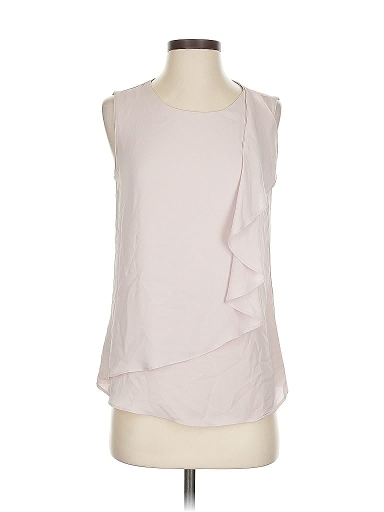 Pre-owned Ann Taylor Sleeveless Blouse In Pink