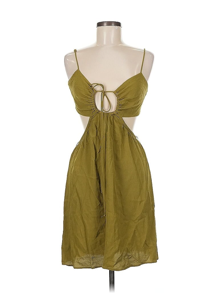 H&M Pre-owned Cocktail Dress In Green